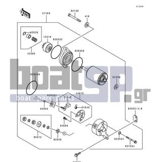 KAWASAKI - 550 SX 1995 - Electrical - Starter Motor - 92026-3705 - SPACER,TERMINAL,IN