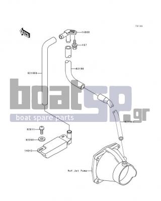 KAWASAKI - ST 1995 - Body Parts - Bilge System - 14069-3708 - BREATHER