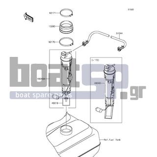 KAWASAKI - JET SKIΒ® ULTRAΒ® 310R 2016 - Electrical - Fuel Pump