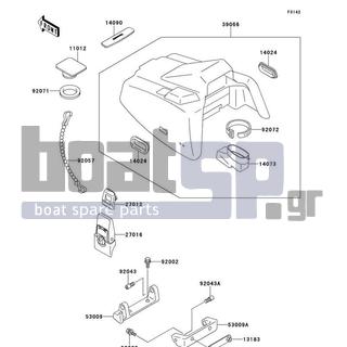 KAWASAKI - X2 1995 - Engine/Transmission - Engine Hood